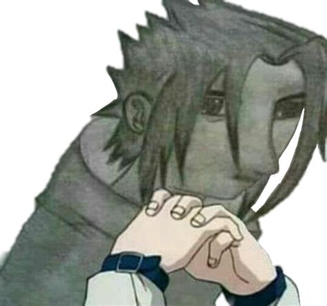 Folded Hands Bad Sasuke Drawing PNG | Bad Sasuke Drawing | Know Your Meme