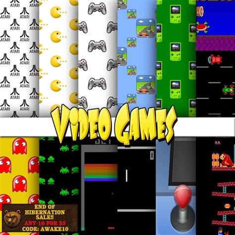 Retro Arcade Clip Art Retro Gaming Clipart Video Game Clip Art Computer