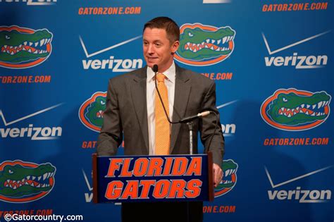 University of Florida head basketball coach Mike White addresses the ...