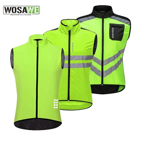 WOSAWE Gilets De Cyclisme R Fl Chissants Pour Hommes Sans Manches