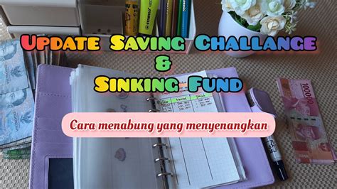 Update Saving Challange 2k 5k 10k 20k Dan Sinking Fund Cara Menabung