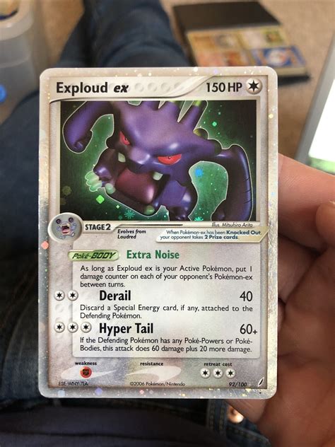 Exploud Ex 92100 Holo Pokemon Card Crystal Guardians Ebay