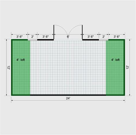 12x24 HI SIDE BARN Shed For Sale From Montana Shed Center In Great