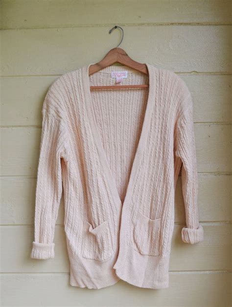 Vintage S Cardigan Sweater Oversized Slouchy Sweater Etsy