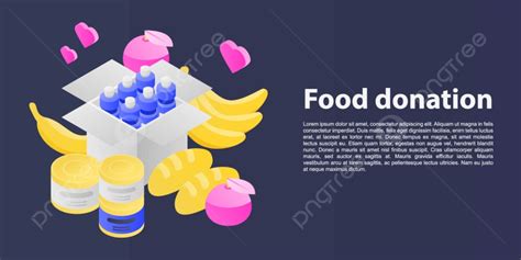 Food Donation Concept Banner Template Download On Pngtree