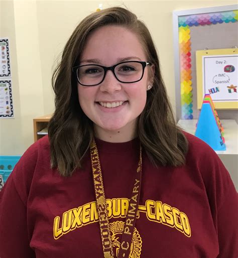 New Staff Member — Valerie Fischer Luxemburg Casco School District