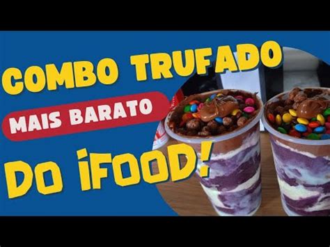 Combo Trufado Muito Barato Do Ifood Copos De Ml Youtube