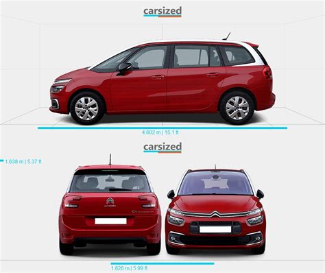 Citroen C4 Grand Picasso 2022 Dimensions