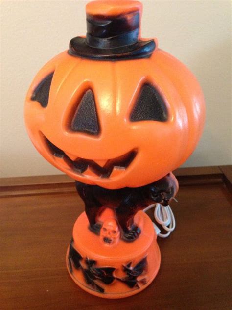 Vintage Empire Halloween Black Cat Jack O Lantern Pumpkin Blow Etsy