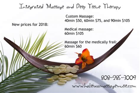 Achieve And Believe Llc North Shore Massage Pricing