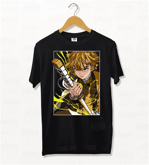 Remera Demon Slayer Zenitsu Agatsuma 003 Colores Ideas MVD