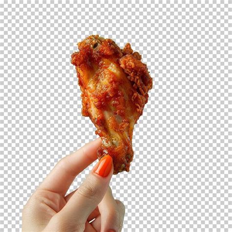 Premium Psd Delicious Crispy Spicy Fried Chicken Wings Isolated On