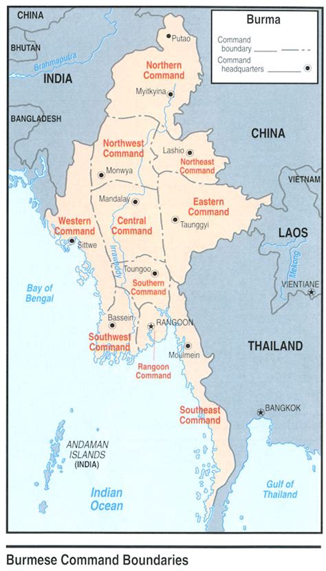 Myanmar - Army Regional Military Commands