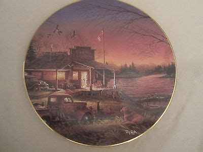 Total Comfort Collector Plate Terry Redlin Hunter S Paradise