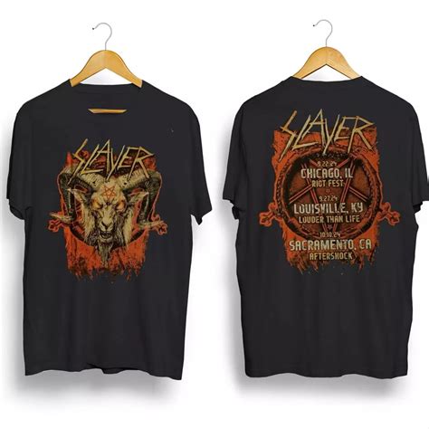 Sale Slayer North American Tour At Riot Fest Chicago Il Unisex