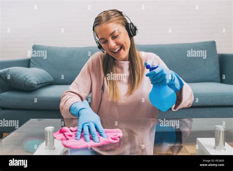 Listening To Music While Cleaning