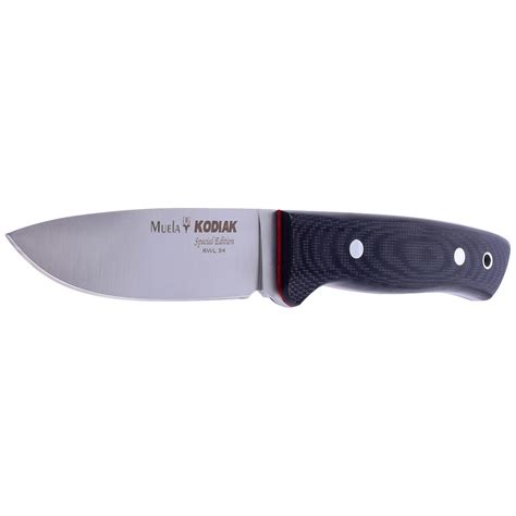 N Muela Full Tang Black Micarta Satin Rwl Kodiak M D