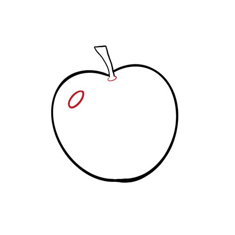 How To Draw An Apple Drawing Step By Step Mindfulness Art Activity