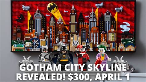 LEGO Batman GOTHAM CITY SKYLINE Revealed 300 4200 Parts YouTube