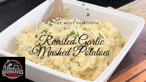 Roasted Garlic Mashed Potatoes Youtube