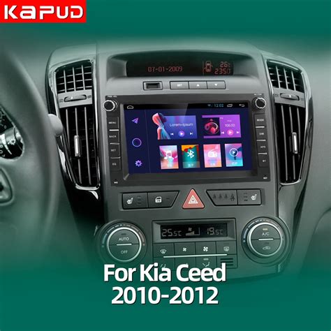 Kapud Reproductor Multimedia Con GPS Para Coche Radio Con Android 11