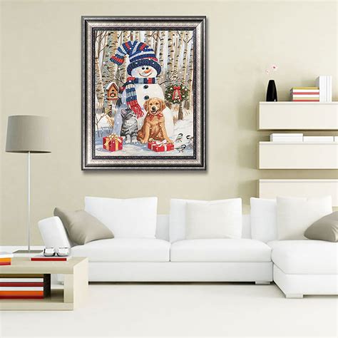 Diamond Painting - Full Round - Snowman S