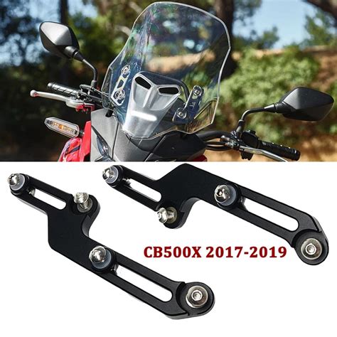 Cb X Windscreen Adjusters Motorcycle Cnc Windshield Bracket