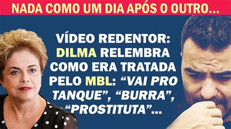 V Tima Maior Do Machismo Do Mbl Dilma Desabafa Sobre Udio Nefasto