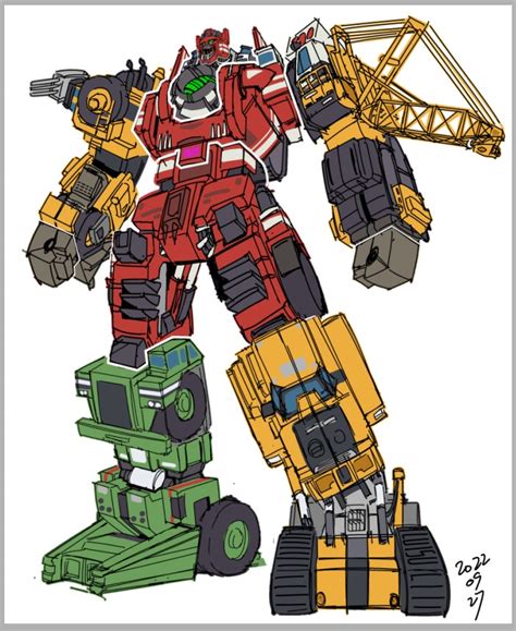 Devastator Transformers And More Drawn By Luisu L Danbooru