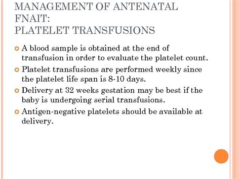 Fetal And Neonatal Alloimmune Thrombocytopenia Fnait Christine Wheeler