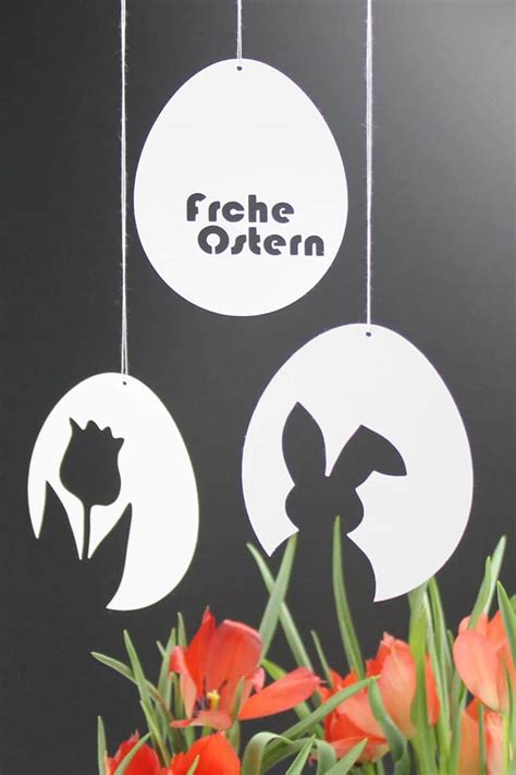 3 Vorlagen Für Schnelle And Schlichte Osterdeko Aus Papier Osterhase