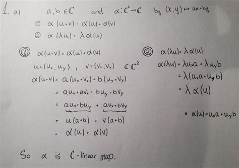 linear maps complex mathematics stack exchange