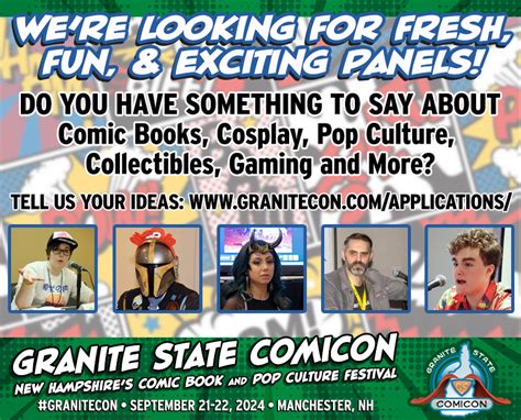 We Want To Hear From You Granite State Comic Con