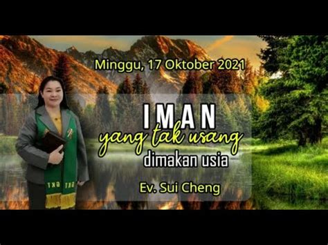 Ibadah Live Streaming Gkt Malang Minggu Oktober Youtube