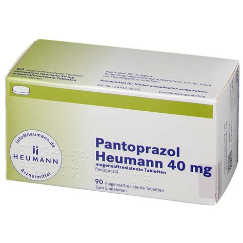 Pantoprazol Heumann 40 Mg 90 St Mit Dem E Rezept Kaufen Shop Apotheke