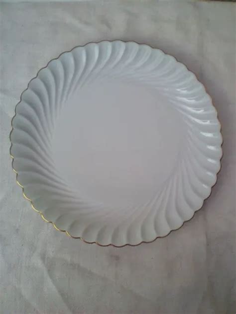 Grand Plat A G Teau En Porcelaine De Limoges Haviland Liser Dor Eur