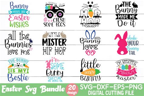 Happy Easter SVG Bundle Bundle Creative Fabrica