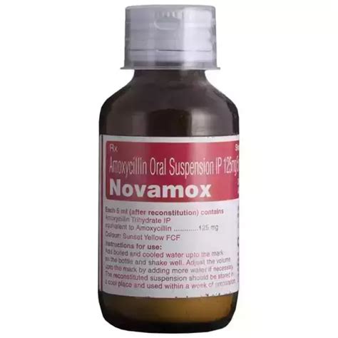 Novamox Oral Suspension Ml Uses Price Dosage Side Effects