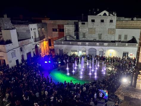 Campi Salentina inaugurata la fontana in Piazza Libertà Corriere