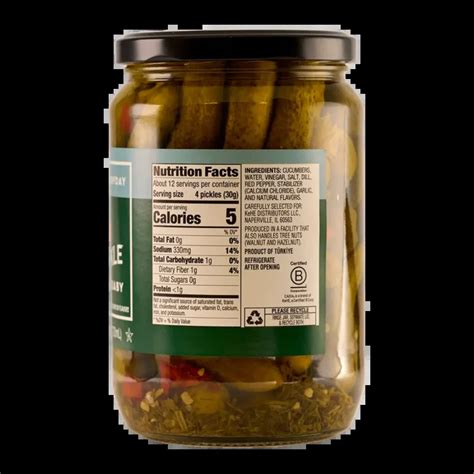 Kosher Whole Dill Pickles Cadia