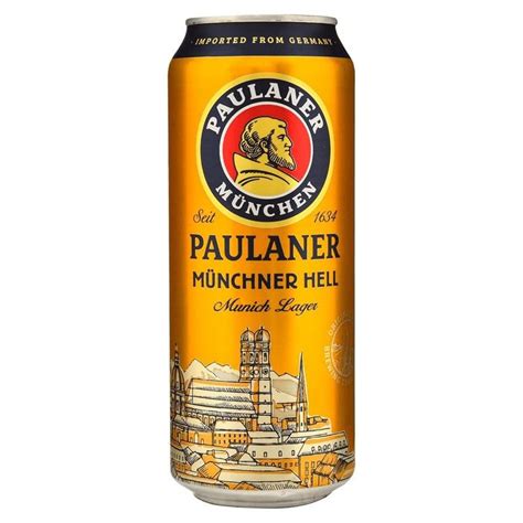 Cerveja Paulaner Munchner Hell Lata 500ml Costi Bebidas