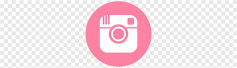 Instagram Logo On Pink Background Social Media Icons Png PNGEgg