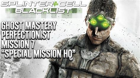 Splinter Cell Blacklist Special Mission HQ Ghost Mastery