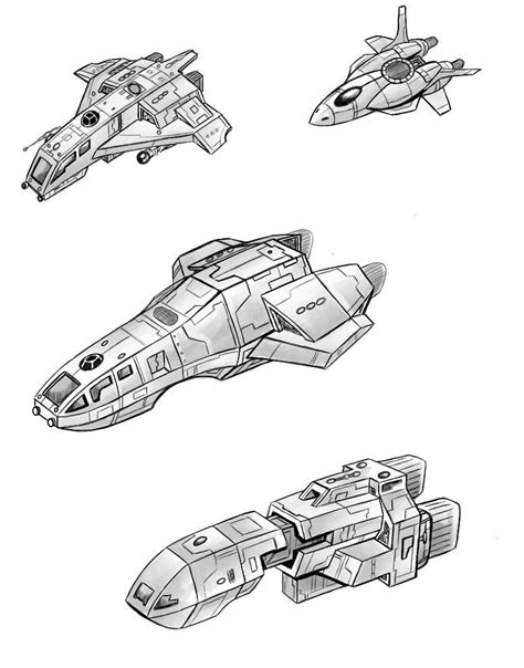 some spaceship drawings by alexvontolmacsy on DeviantArt | Spaceship ...