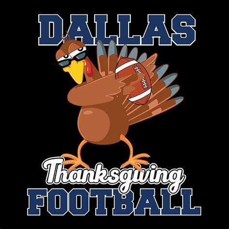 Thanksgiving Football Turkey Dallas Cowboys NFL Svg, Footbal | Inspire ...