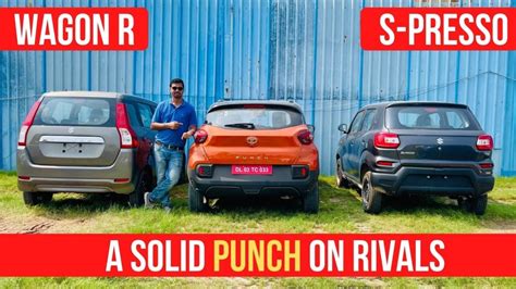 Tata Punch Vs Maruti Wagon R And S Presso Specifications Comparison