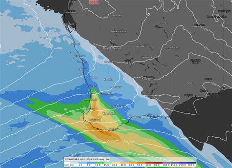 Cold Front Bringing Strong Winds Rain And The Odd Storm To Southern WA