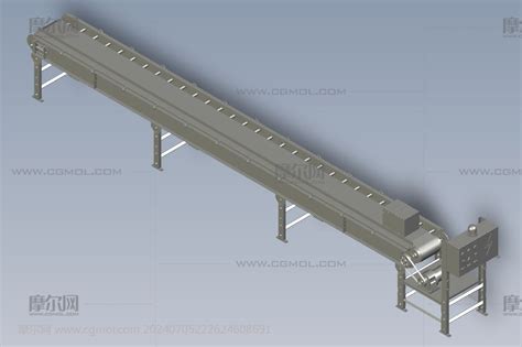 6m带式输送机机械工具模型下载 摩尔网cgmol
