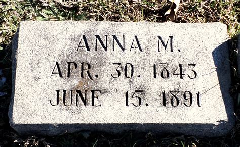 Anna Mary Hiestand Homenaje De Find A Grave