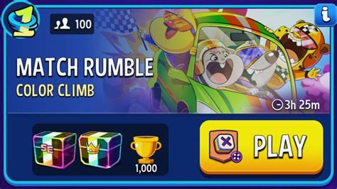 X2 Match Rumble 100 Players Color Climb Super Sized Match Masters